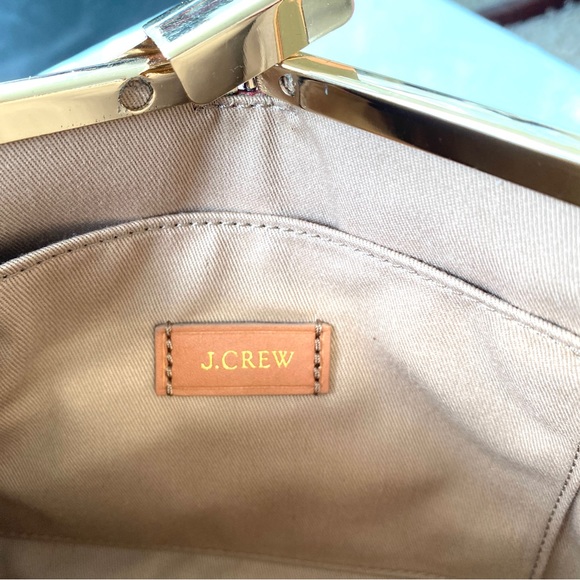 J.Crew Leather Clutch-NWT - Picture 9 of 10